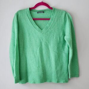 Claudia Nichole Cashmere Sweater | Women's Medium | V Neck Green